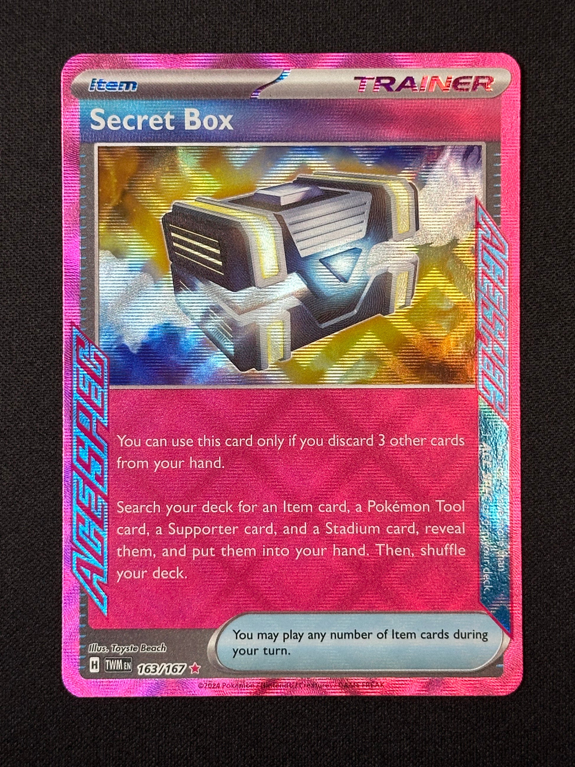 Secret Box Holofoil 163/167 ACE SPEC Rare SV06: Twilight Masquerade Near Mint