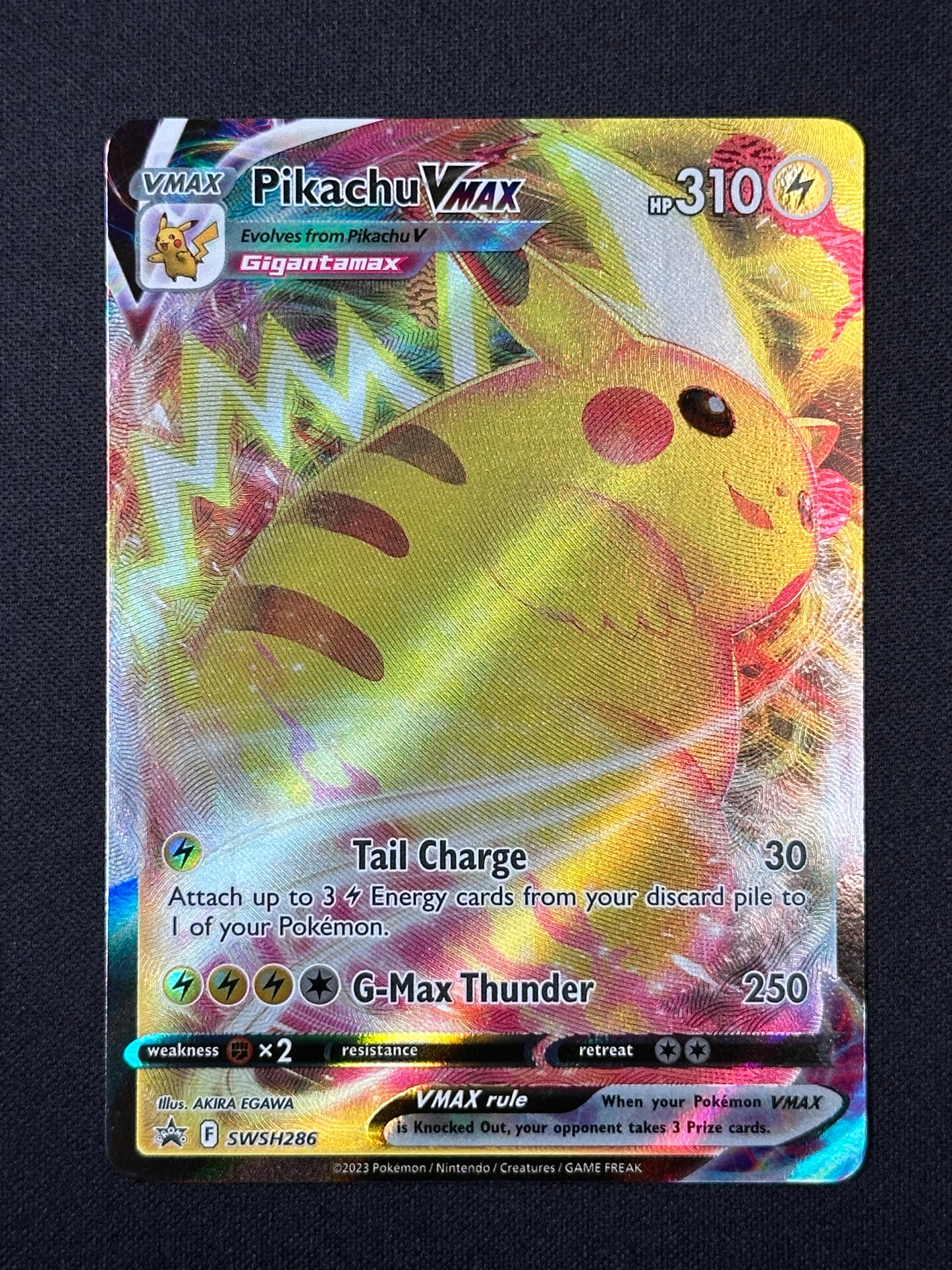Pikachu VMAX Holofoil SWSH286 Promo SWSH: Sword & Shield Promo Cards Near Mint
